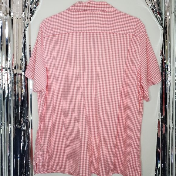 Pink checkered blouse - Picture 3 of 3